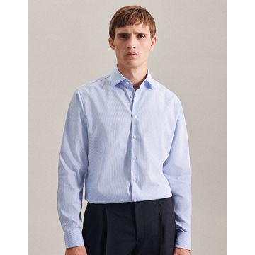 Seidensticker SN693600 Men´s Shirt Slim Fit Check/Stripes Long Sleeve