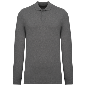 Kariban K2027A Bio180 piqué herenpolo lange mouwen