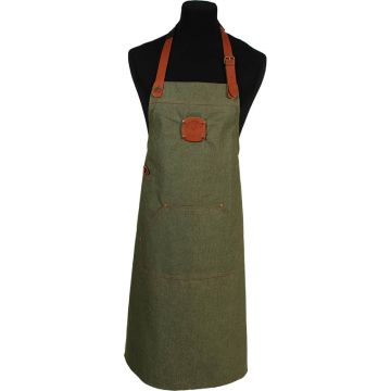 Schriks Leather-Denim Apron 3704