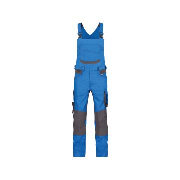 DASSY 400163 Tronix Bretelbroek met stretch en kniezakken - Blauw