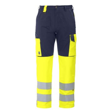 ProJob 646501 6501 SIGNALING PANTS WITH KNEE POCKETS AND ISO 20471 CLASS 2