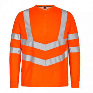 Engel Safety Grandad T-Shirt Met Lange Mouwen 9548-182