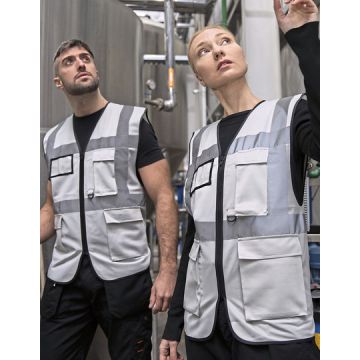Korntex KX810 CO² Neutral Multifunctional Executive Safety Vest Hamburg - Geel