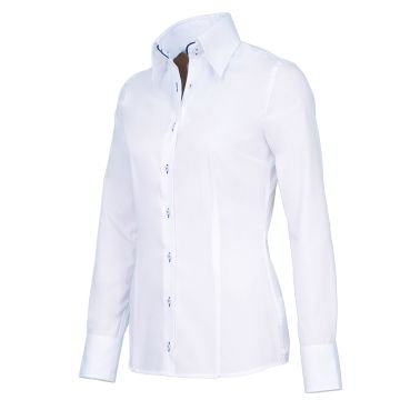 Giovanni Capraro 29313-39 Women's Blouse 55/45% Cotton/Polyester