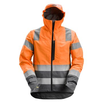 Snickers Workwear 1330 AllroundWork, High-Vis Waterproof Shell Jacket Class 3