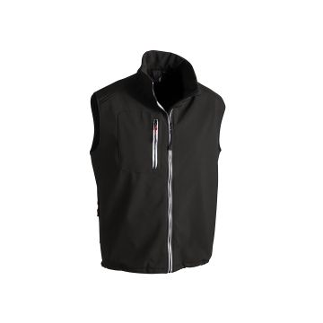 Matterhorn: Roy Softshell Vest, Maat XS Zwart