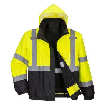 Portwest S365 Hi-Vis Premium 3-in-1 Premium Contrast Bomberjack