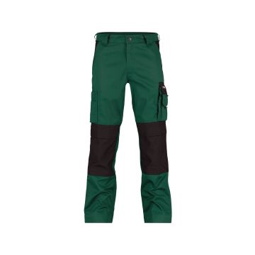 DASSY 200426 Boston Tweekleurige werkbroek met kniezakken - Groen