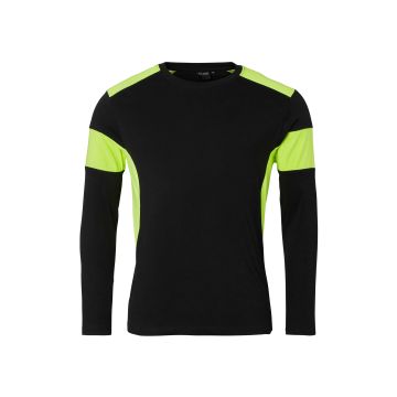 Top Swede: 212 T-shirt, Maat XS Zwart/Geel