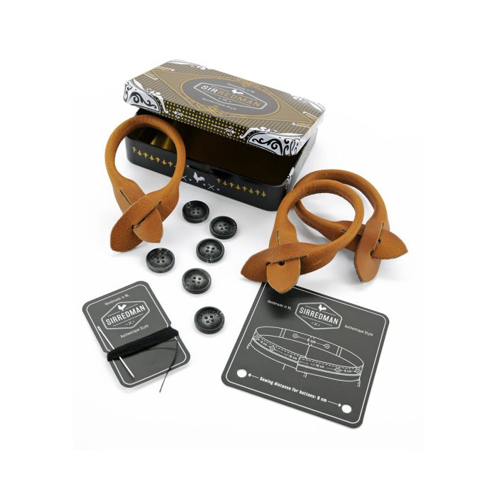 Sir Redman SR30003 (SR-ACC-COGNAC) bretels accessoire set cognac