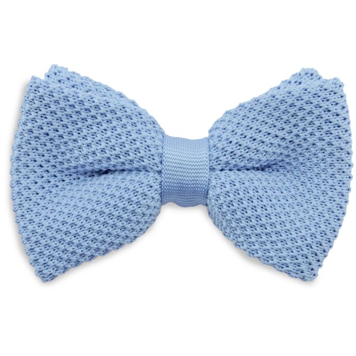 Sir Redman SR24003 ( SRBOWTIE24003 ) gebreide strik lichtblauw