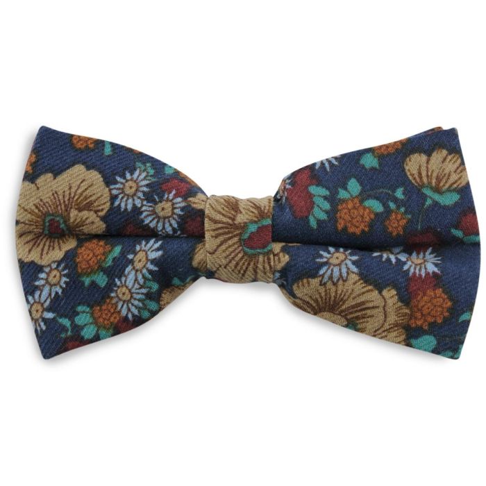 Sir Redman SR24195 ( SRBOWTIE24195 ) strik Vintage Flower blauw