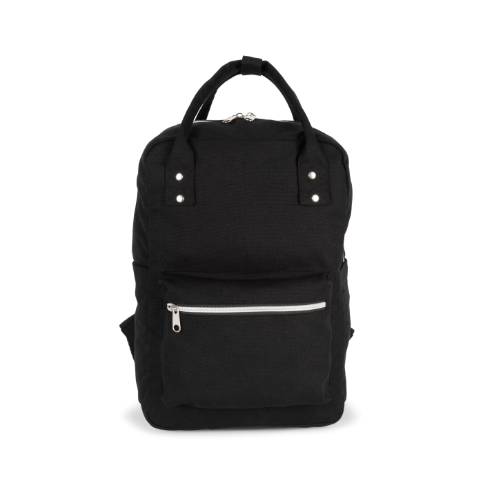 Kimood KI0186 Trendy rugzak met hengsels Black One Size