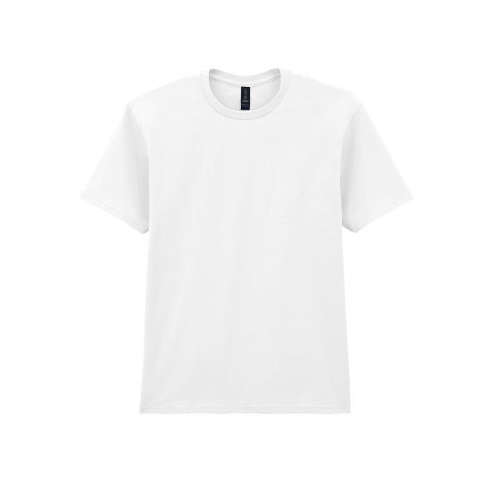 Gildan GI65000X Heren-T-shirt Softstyle Midweight White 3XL