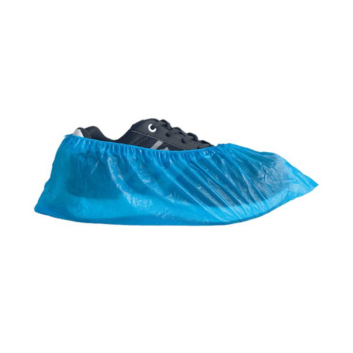 PSP Overschoen PE Blauw 30mu 40x15cm 100st