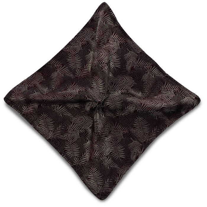 Sir Redman SR29075 ( SRPOCKET2975 ) pochet Festive Leaves bordeaux
