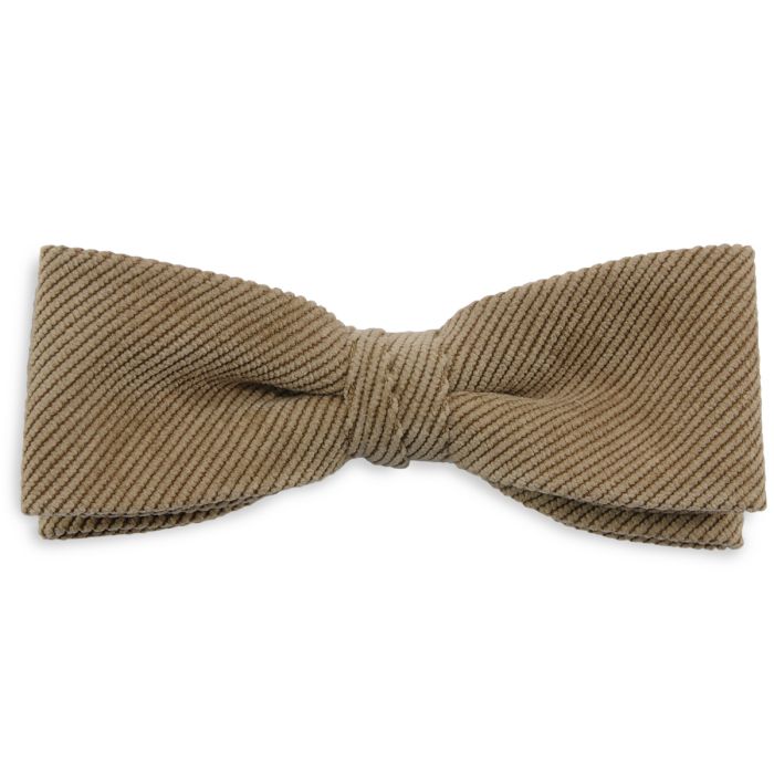 Sir Redman SR24020 ( SRBOWTIE24020 ) strik Corduroy donker beige