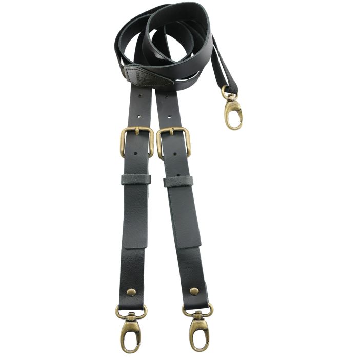 Sir Redman SR35019 stoere WORK bretels leer zwart