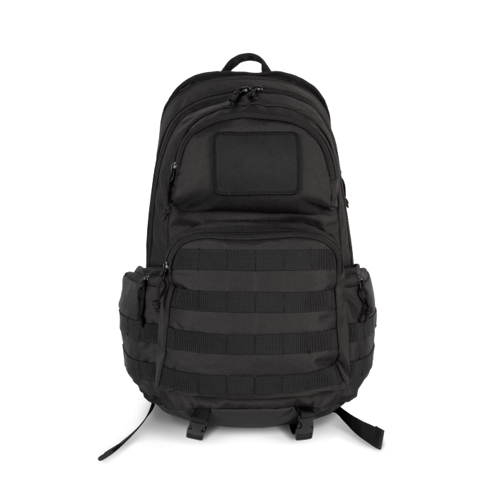Kimood KI0179 Trendy tactische rugzak MOLLE Black One Size