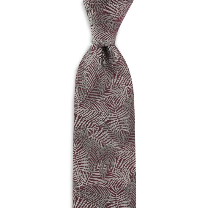 Sir Redman SR22101 ( SRTIE22101 ) stropdas Festive Leaves bordeaux
