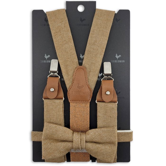 Sir Redman SR20230 x Aarden bretels combi pack Sustainable Stan brown