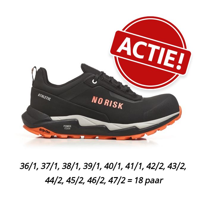 No Risk Athletic Low STX Orange 1219.15 Assortiment a 18 paar
