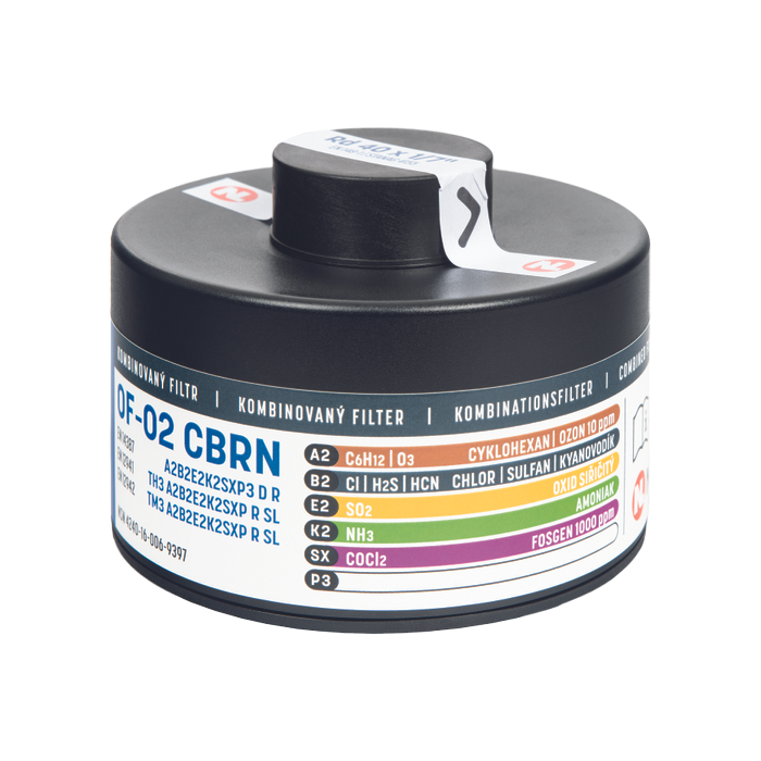 CERVA 0704019199999 OF-02 CBRN A2B2E2K2SXP3 DR filter v. CM6