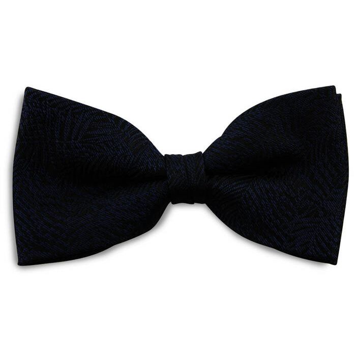 Sir Redman SR24166 ( SRBOWTIE24166 ) strik Festive Leaves dark navy