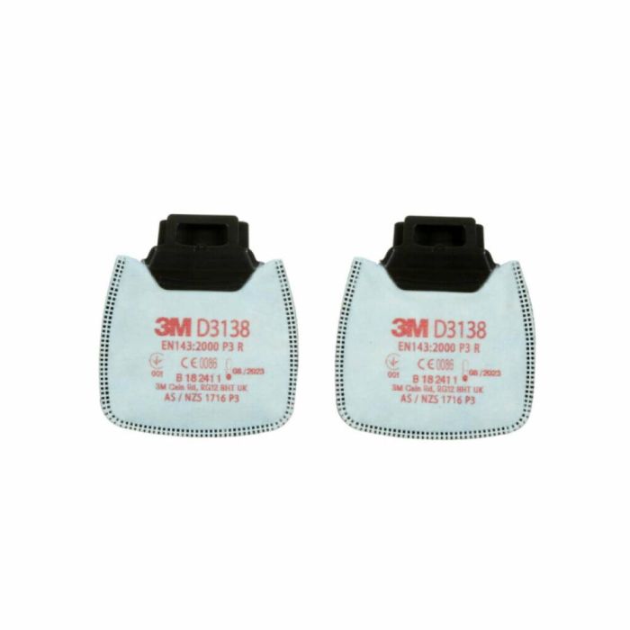 3M Secure Click Stoffilter D3138, P3 R