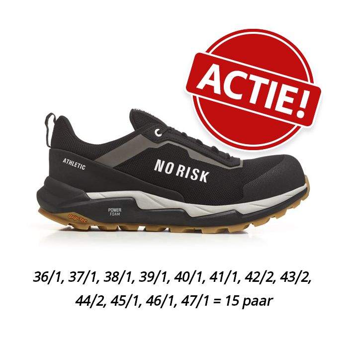 No Risk Athletic Low Black 1219.00 Assortiment a 15 paar