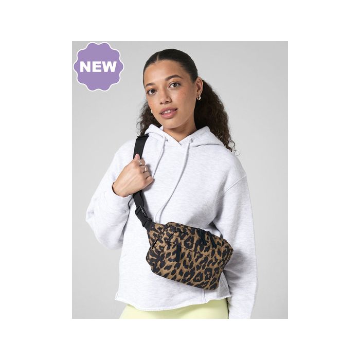 BagBase BG197 Leopard Print Cross Body Bag