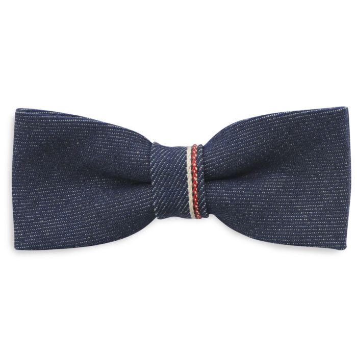 Sir Redman SR24087 ( SRBOWTIE24087 ) strik Blue Selvedge Party
