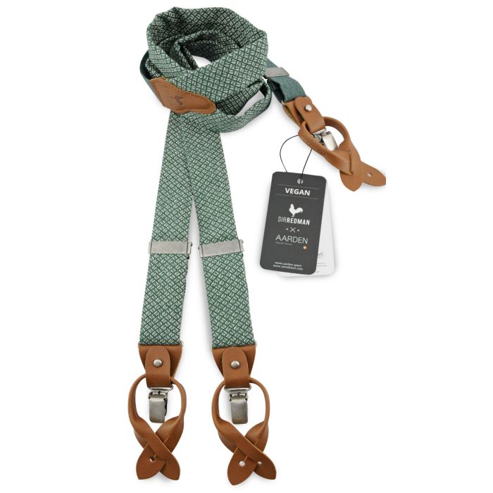 Sir Redman SR21314 ( SR314 ) x Aarden luxe bretels Vince Vegan Green