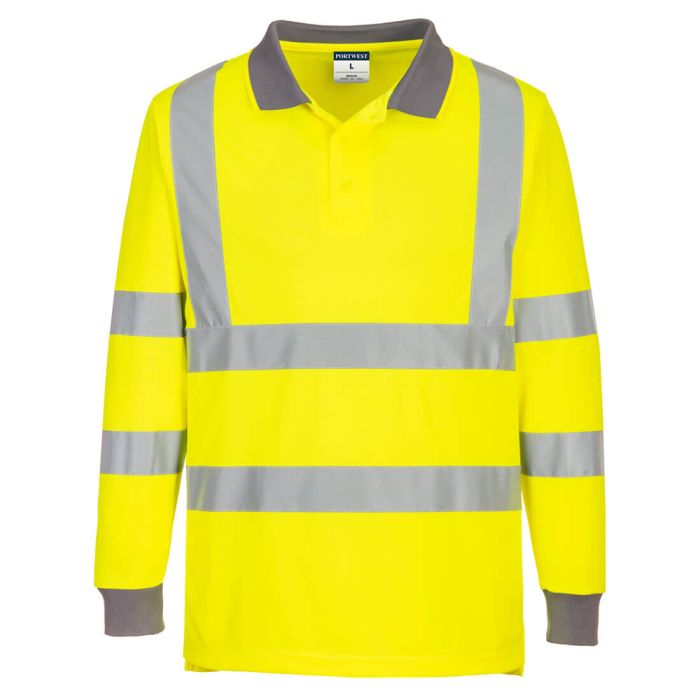 Portwest EC11 Eco Hi-Vis L/S Polo (6 stuks)