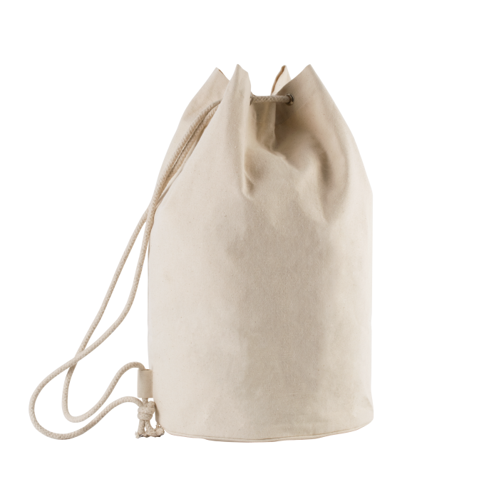 Kimood KI0629N Katoenen tas met koord in marinestijl Natural One Size