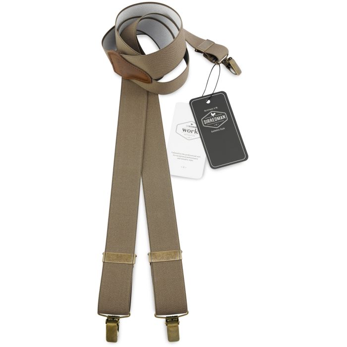 Sir Redman SR35011 WORK bretels taupe elastiek