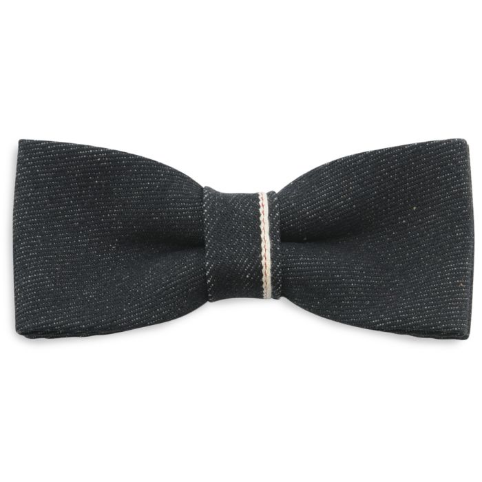 Sir Redman SR24086 ( SRBOWTIE24086 ) strik Black Selvedge Party