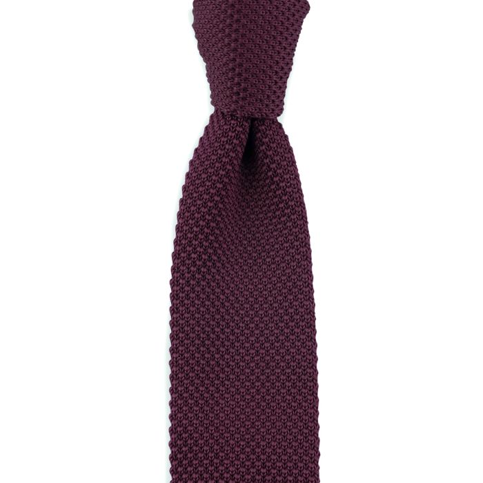Sir Redman SR22054 ( SRTIE22054 ) gebreide stropdas aubergine
