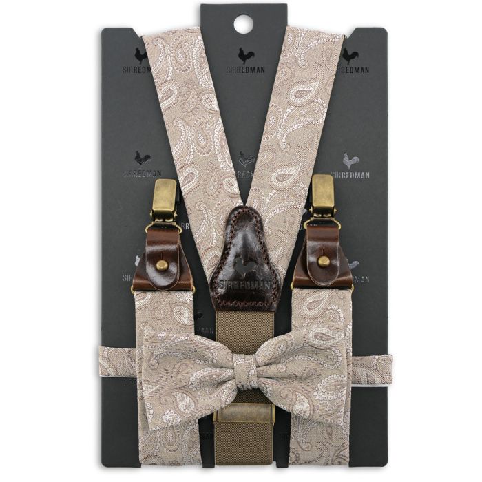 Sir Redman SR20157 (SRCOMBI20157B) bretels combi pack Paisley Partito talpa