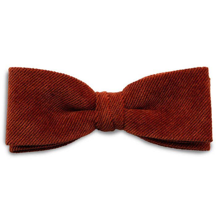 Sir Redman SR24018 ( SRBOWTIE24018 ) strik Corduroy Terracotta