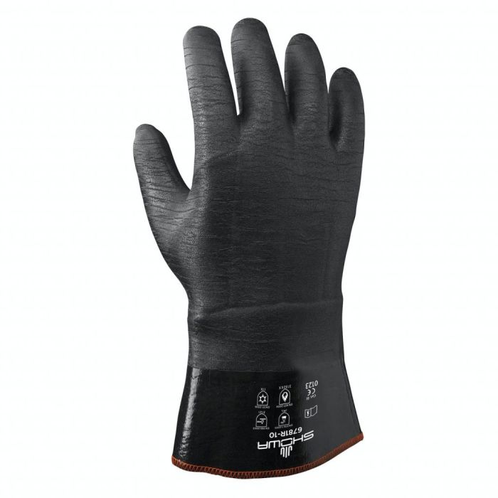 Showa 6781R zwart, mt 10-L