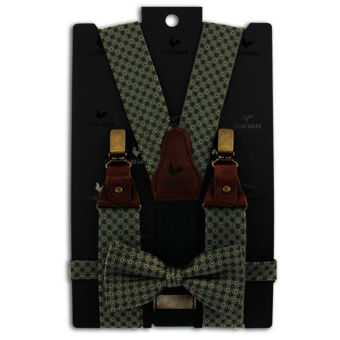 Sir Redman SR20184 ( SRCOMBI20184B ) bretels combi pack Modern Gentleman green