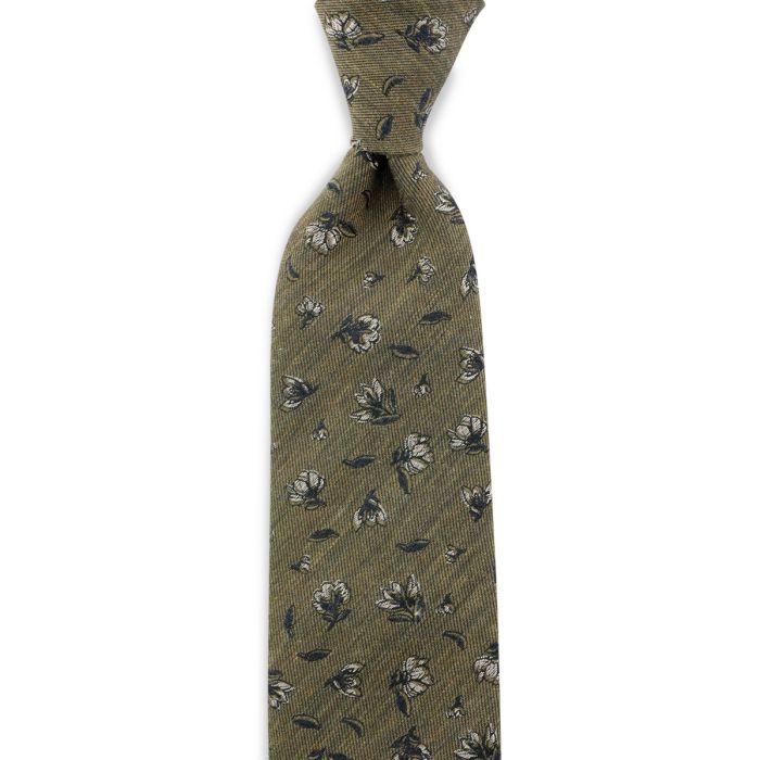 Sir Redman SR22109 ( SRTIE22109 ) stropdas Flower Finesse Khaki