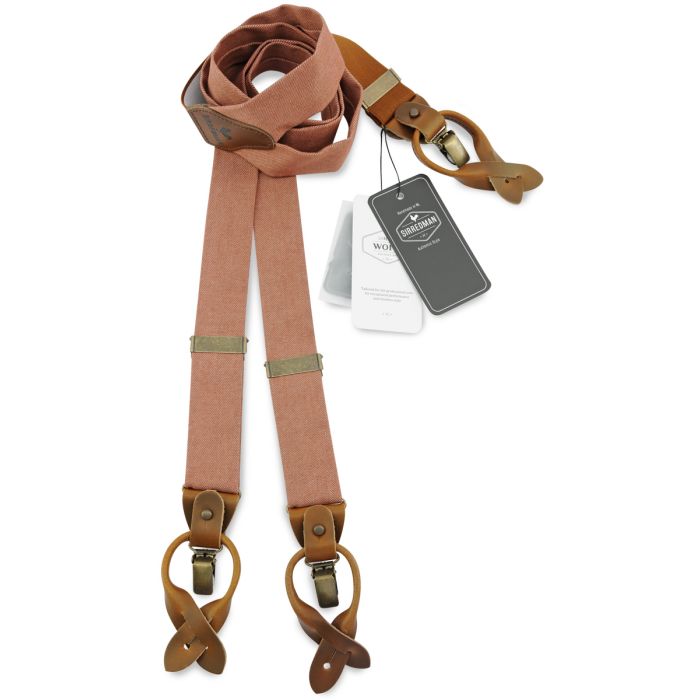 Sir Redman SR35001 WORK bretels roest denim