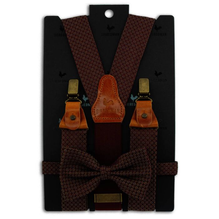 Sir Redman SR20182 ( SRCOMBI20182B ) bretels combi pack Talented Tailor bordeaux