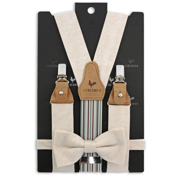 Sir Redman SR20222 bretels combi pack Sposo Stiloso beige