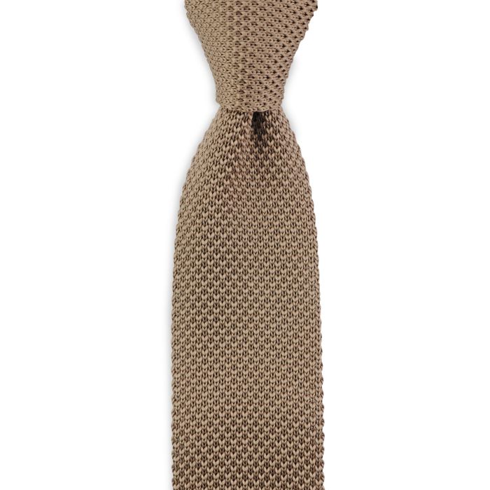 Sir Redman SR22020 ( SRTIE22020 ) gebreide stropdas warm taupe