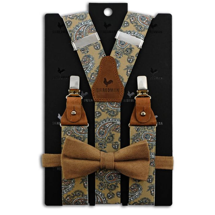 Sir Redman SR20059 ( SRCOMBI20059B ) bretels combi pack Soft Paisley