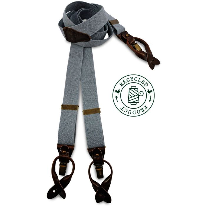Sir Redman SR21303 ( SR303 ) luxe bretels Richy Recycle grijs
