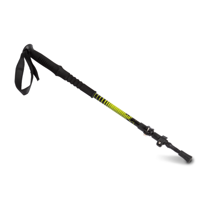 Kimood KI3012 Telescopische trekkingstok Black / Burnt Lime One Size